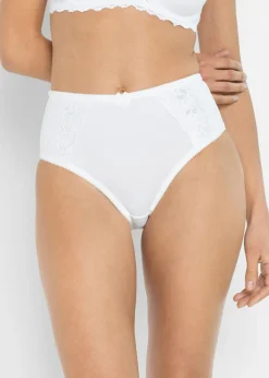 Mujer bonprix bonprix Braga con encaje delicado (2 unidades)