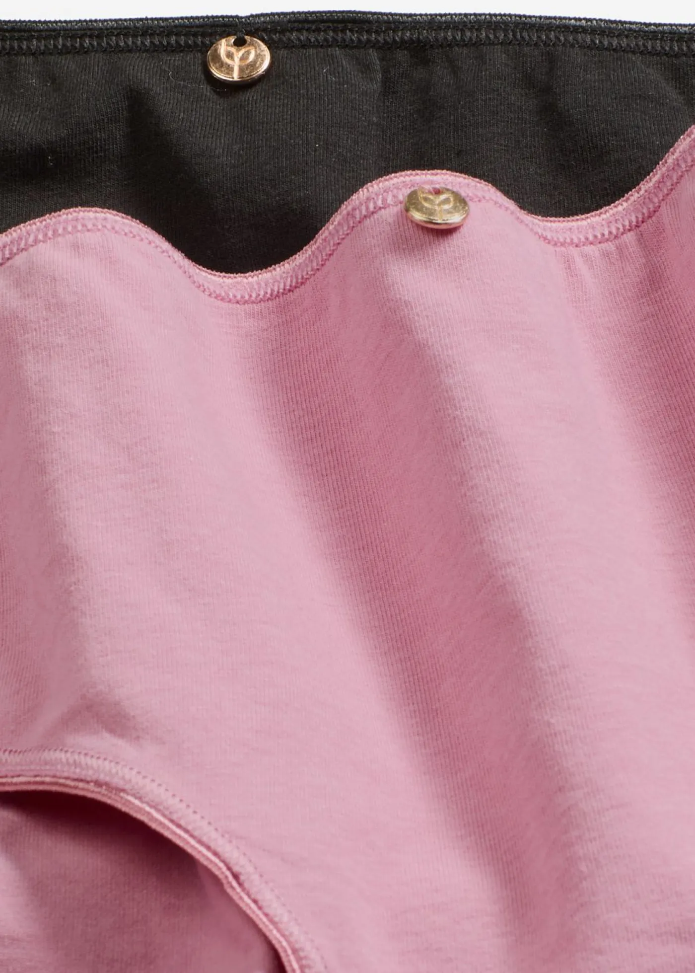 bonprix bonprix Ropa Interior De Algodón|Bragas>Braga con encaje (4 unidades) Negro-malva