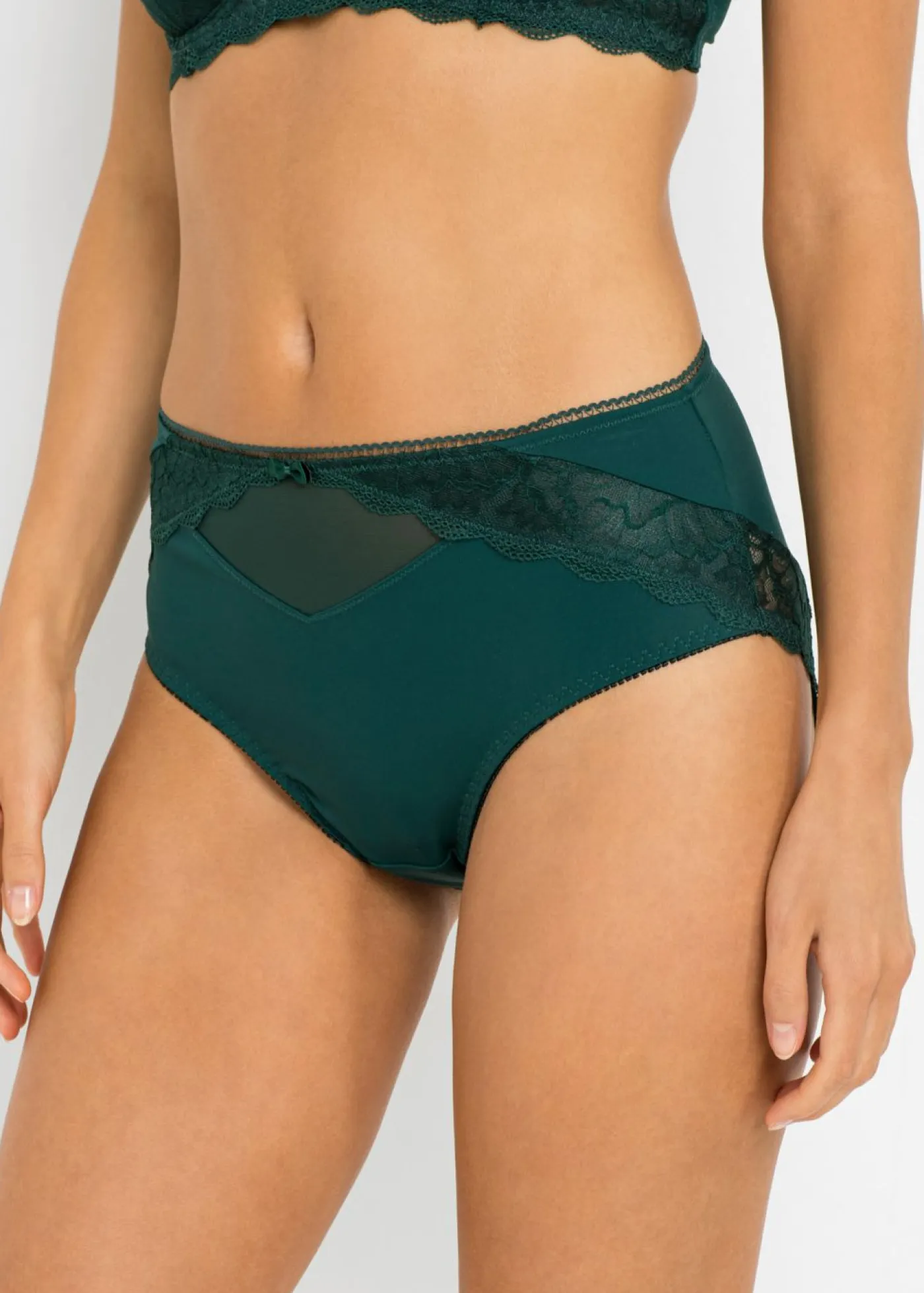 bonprix bonprix Lencería|Bragas>Braga con material reciclado Verde intenso