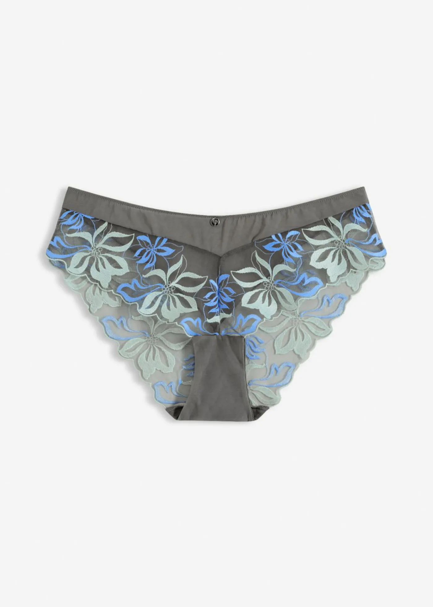 bonprix bonprix Lencería|Bragas>Braga hipster con bordado delicado azul provenzal