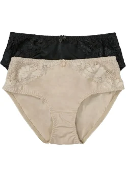 Mujer bonprix bonprix Braga maxi con encaje (2 unidades)