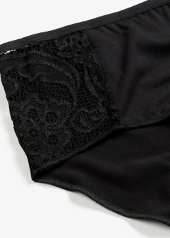 bonprix bonprix Bragas>Braga (4 unidades) de modal suave Negro