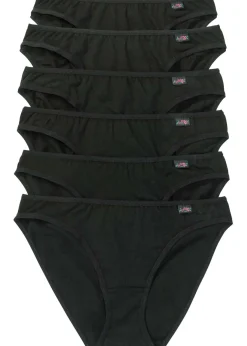 bonprix bonprix Ropa Interior De Algodón|Básicos>Bragas (6 unidades) Negro