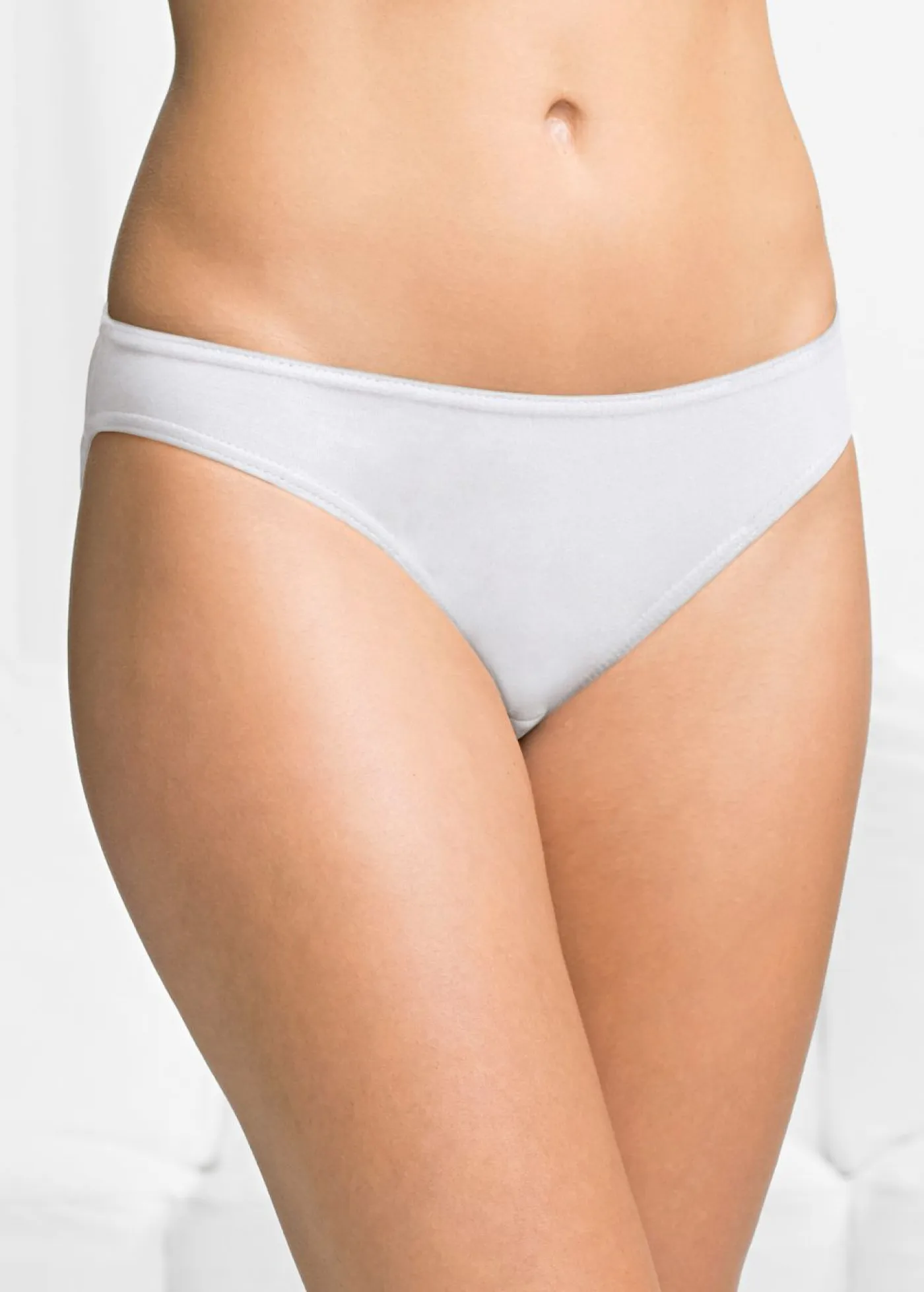 bonprix bonprix Ropa Interior De Algodón|Básicos>Braguita (10 unidades) Blanco