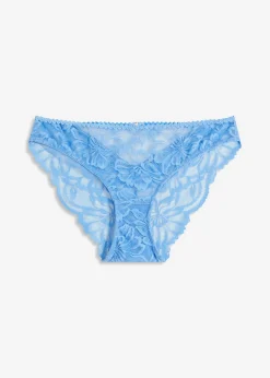 bonprix bonprix Lencería|Bragas>Braguita brasileña con encaje azul provenzal
