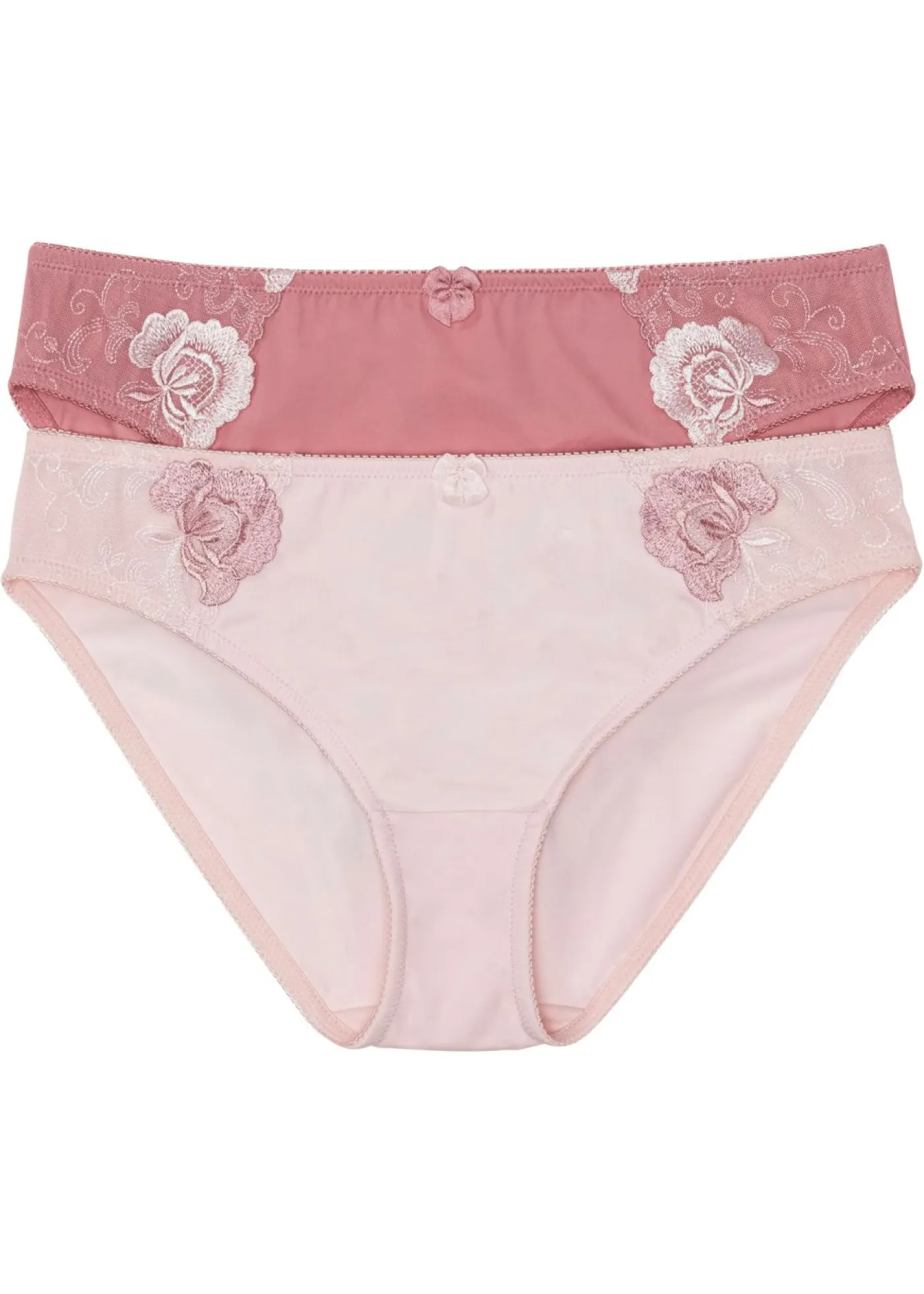 Mujer bonprix bonprix Braguita con bordado (2 unidades)
