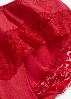 Mujer bonprix bonprix Braguita con encaje (4 unidades)