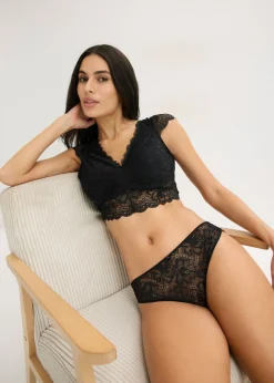 Mujer bonprix bonprix Braguita con encaje de flores