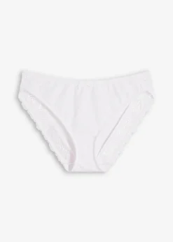 bonprix bonprix Bragas>Braguita con encaje suave Blanco