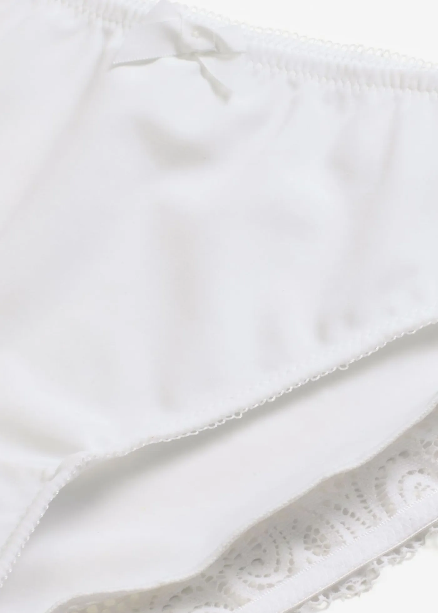 bonprix bonprix Bragas>Braguita con encaje suave Blanco