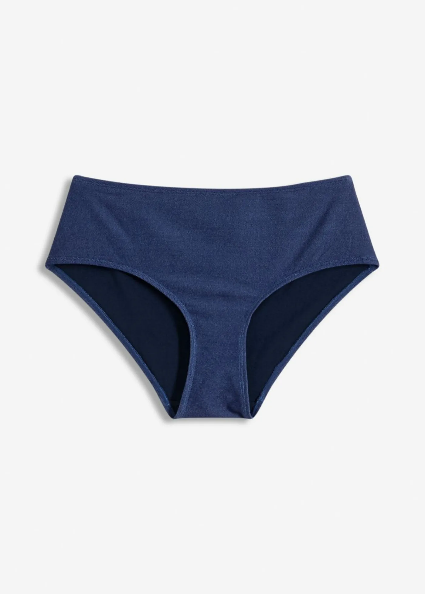 bonprix bonprix Conjuntos De Traje De Baño|Tankinis>Braguita de bikini con aspecto vaquero Azul marino