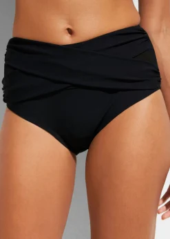 bonprix bonprix Conjuntos De Traje De Baño|Vestidos Moldeadores>Braguita de bikini con ligero efecto moldeador Negro