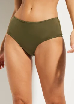 bonprix bonprix Conjuntos De Traje De Baño|Ropa De Baño Cubridora>Braguita de bikini de talle alto Verde oliva oscuro