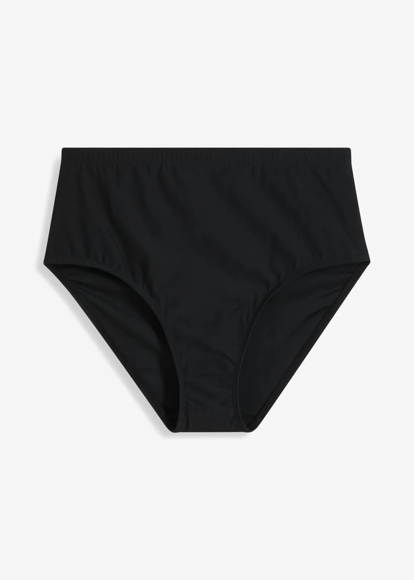 bonprix bonprix Conjuntos De Traje De Baño|Vestidos Moldeadores>Braguita de bikini de tiro alto con ligero efecto moldeador Negro