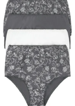 Mujer bonprix bonprix Braguita de talle alto (4 unidades) con agradable algodón