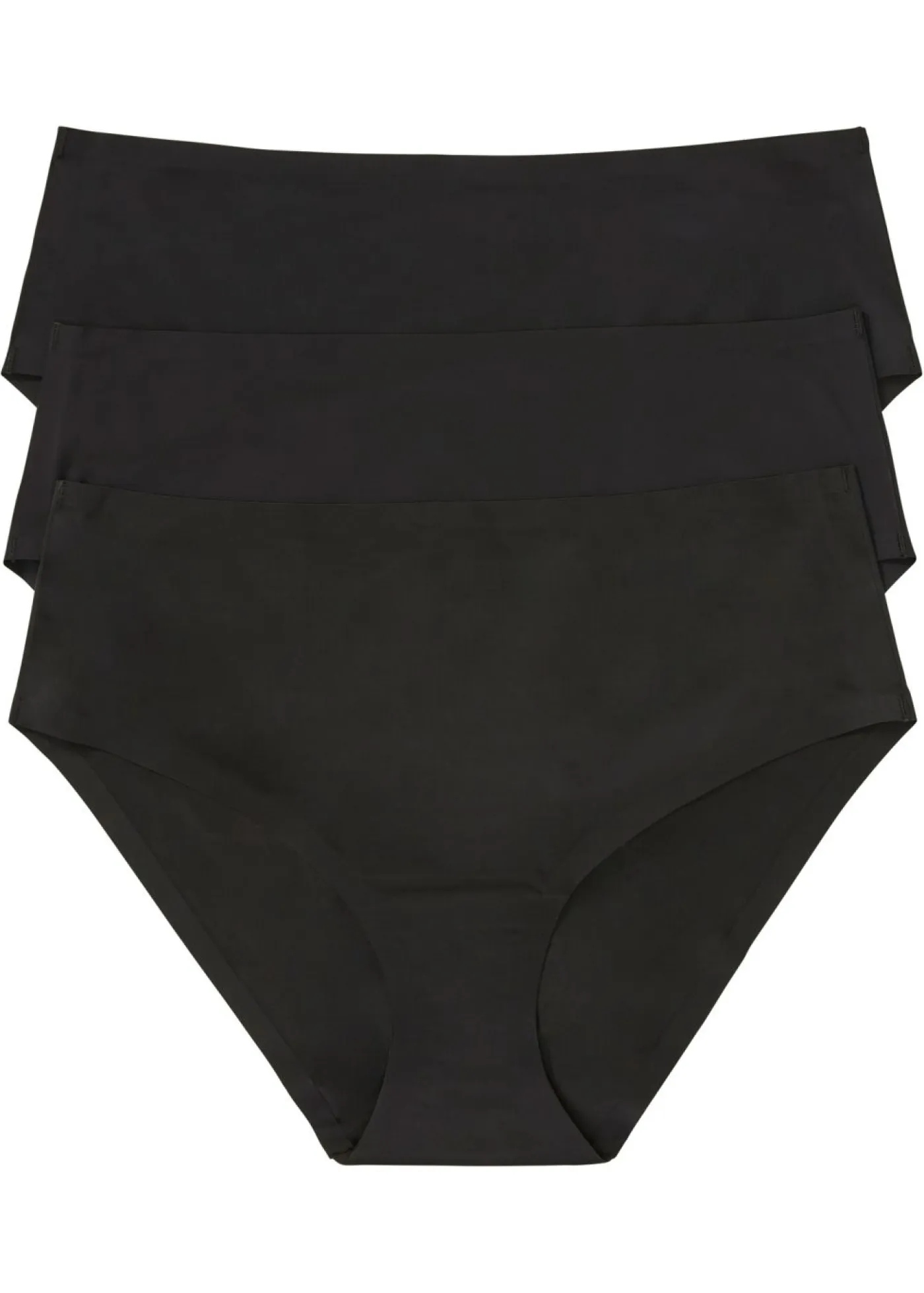 bonprix bonprix Sin Costuras|Bragas>Braguita Feel Comfort sin costuras (3 unidades) Negro