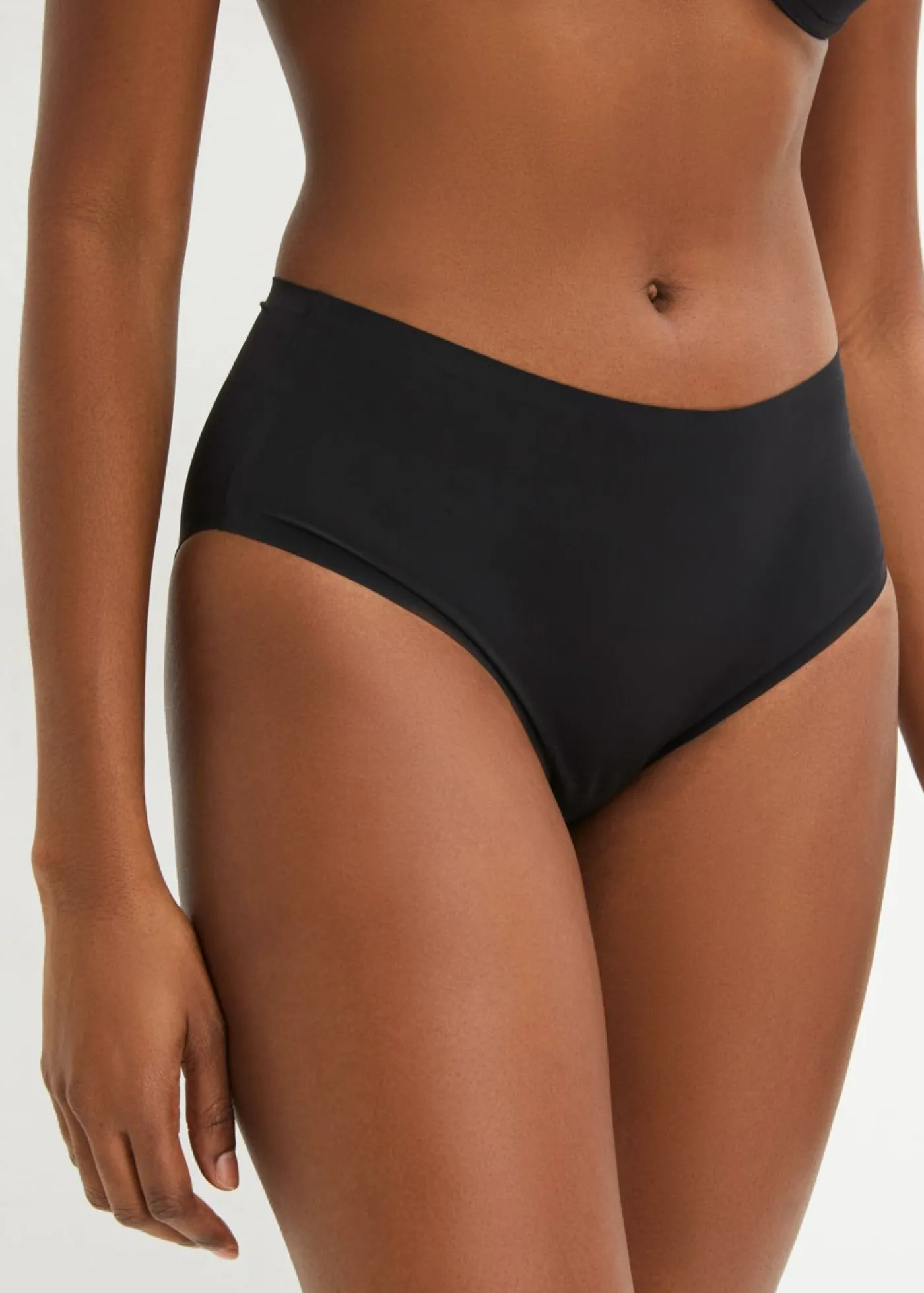 bonprix bonprix Sin Costuras|Bragas>Braguita Feel Comfort sin costuras (3 unidades) Negro