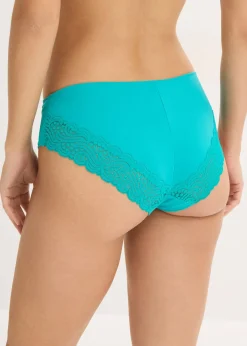 Mujer bonprix bonprix Braguita hipster con encaje (4 unidades)