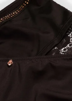 bonprix bonprix Lencería|Bragas>Braguita hipster de encaje elegante (2 unidades) Negro
