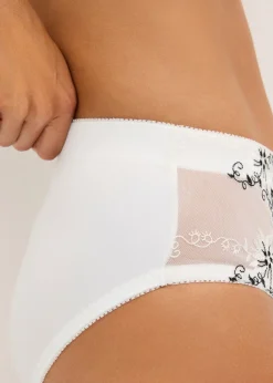 Mujer bonprix bonprix Braguita moldeadora con bordado delicado (2 unidades)