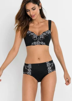 Mujer bonprix bonprix Braguita moldeadora con bordado (2 piezas)