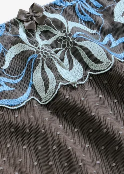 bonprix bonprix Lencería|Bragas>Braguita moldeadora con bordado delicado Gris granito