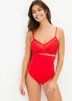 Mujer bonprix bonprix Braguita moldeadora de talle alto con encaje de corazones y gran efecto moldeador