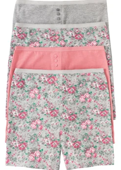 Mujer bonprix bonprix Braguitas bóxer largas de mujer (4 unidades)