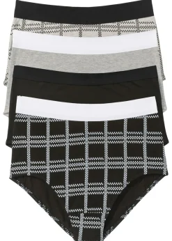 Mujer bonprix bonprix Braguitas de talle alto con algodón orgánico (4 unidades)