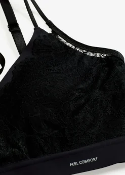 bonprix bonprix Sin Costuras|Básicos>Bralette acolchado Feel Comfort Seamless Negro