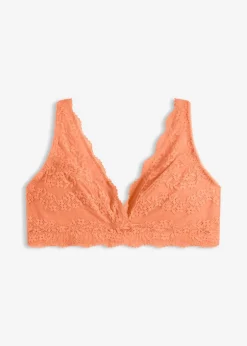 bonprix bonprix Novedades|Novedades>Bralette cómodo con algodón orgánico suave y encaje papaya suave