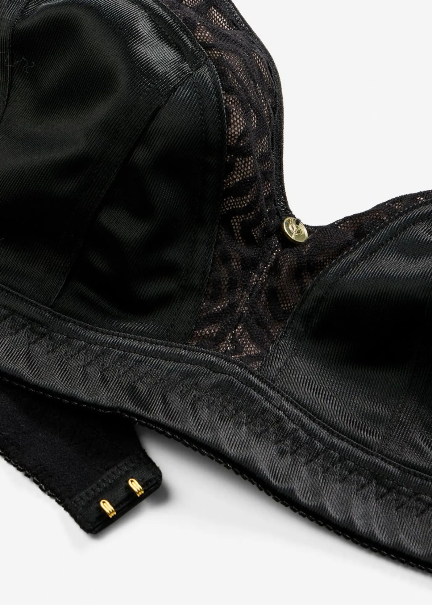 bonprix bonprix Lencería|Novedades>Bralette sin aros con encaje delicado Negro