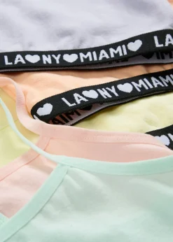 Niños bonprix bonprix Bustier con algodón orgánico suave (5 unidades)