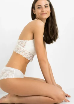 Mujer bonprix bonprix Bustier con encaje elástico