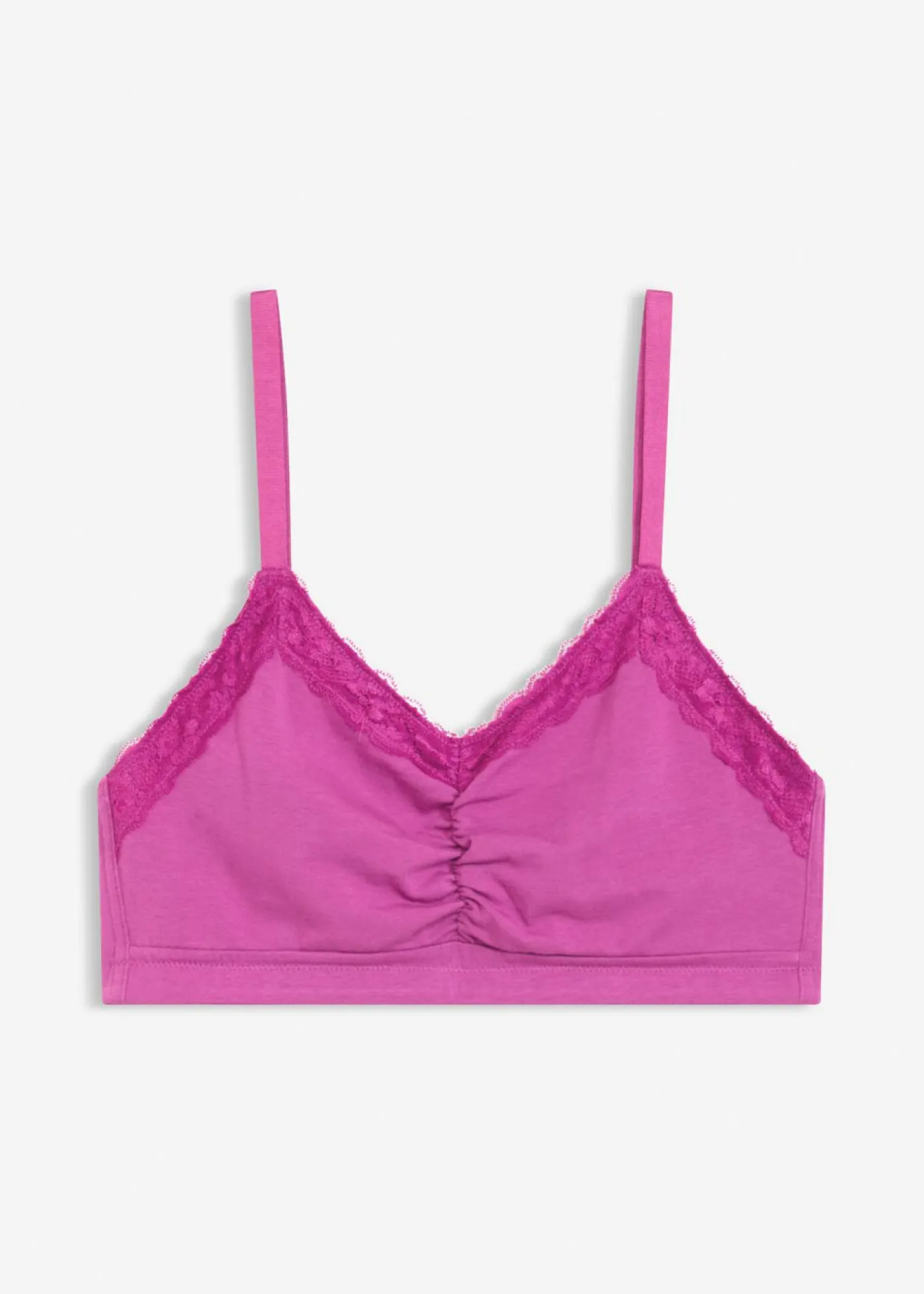 Mujer bonprix bonprix Bustier de algodón orgánico y encaje