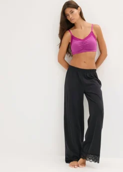 Mujer bonprix bonprix Bustier de algodón orgánico y encaje