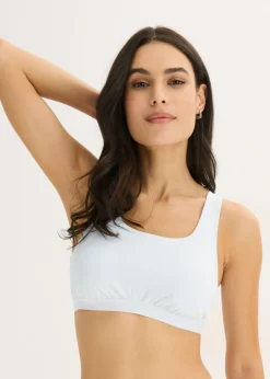 Mujer bonprix bonprix Bustier de algodón orgánico (3 unidades)