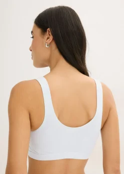 Mujer bonprix bonprix Bustier de algodón orgánico (3 unidades)