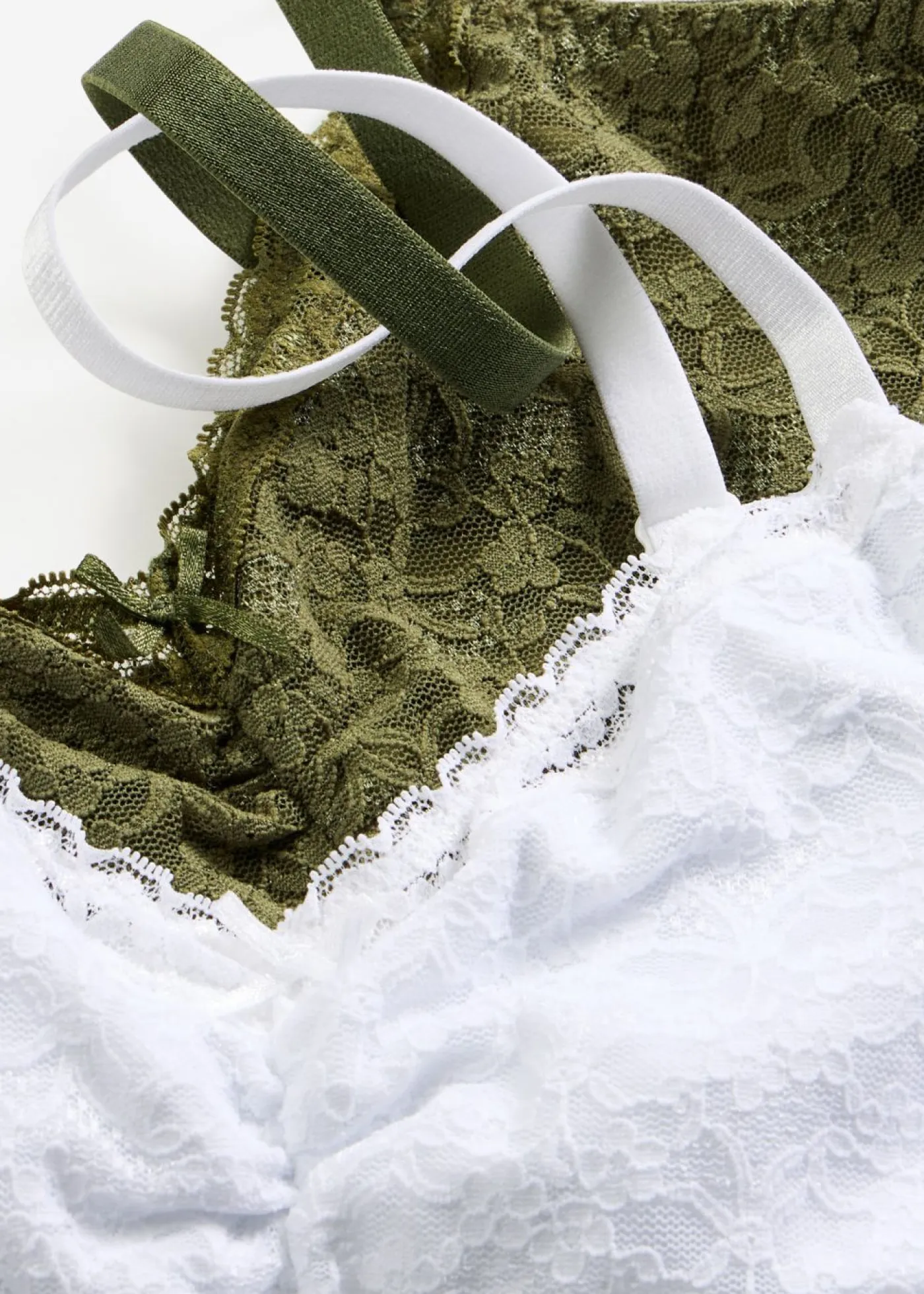 Mujer bonprix bonprix Bustier de encaje suave (2 unidades)