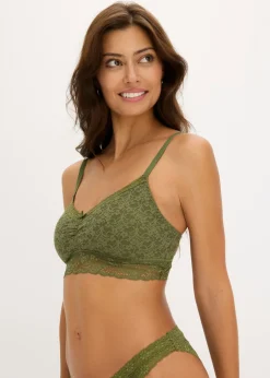 Mujer bonprix bonprix Bustier de encaje suave (2 unidades)
