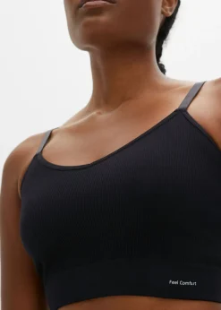 Mujer bonprix bonprix Bustier Feel Comfort sin costuras de canalé