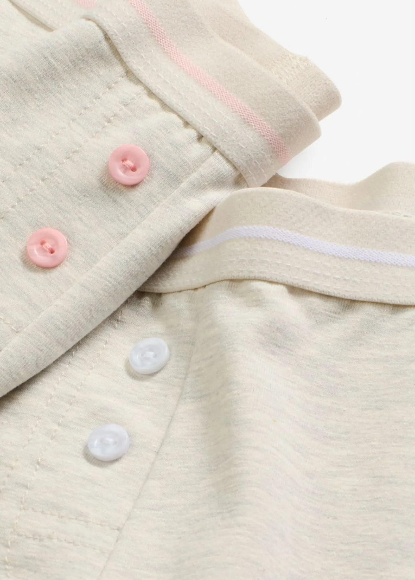 bonprix bonprix Ropa Interior De Algodón|Bragas>Bóxer de mujer (4 unidades) Natural jaspeado + rosa suave + blanco