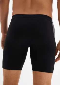 Hombre bonprix bonprix Bóxer largo ajustado con algodón (2 unidades)