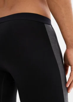 Hombre bonprix bonprix Bóxer largo ajustado con algodón (2 unidades)