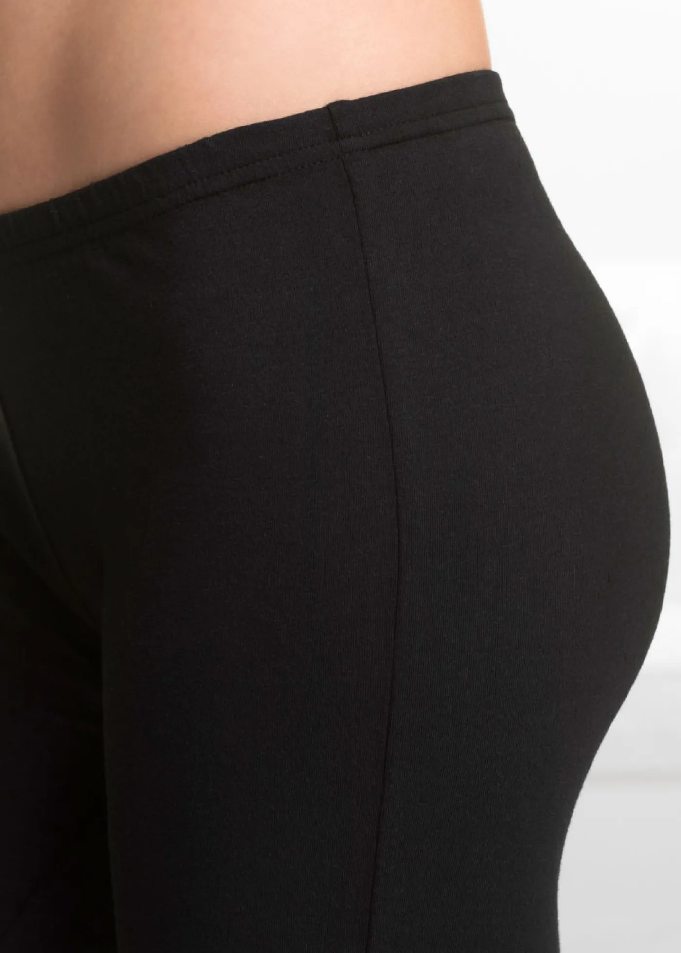 bonprix bonprix Ropa Interior De Algodón|Bragas>Bóxer largo con encaje para mujeres (3 unidades) Negro-blanco lana