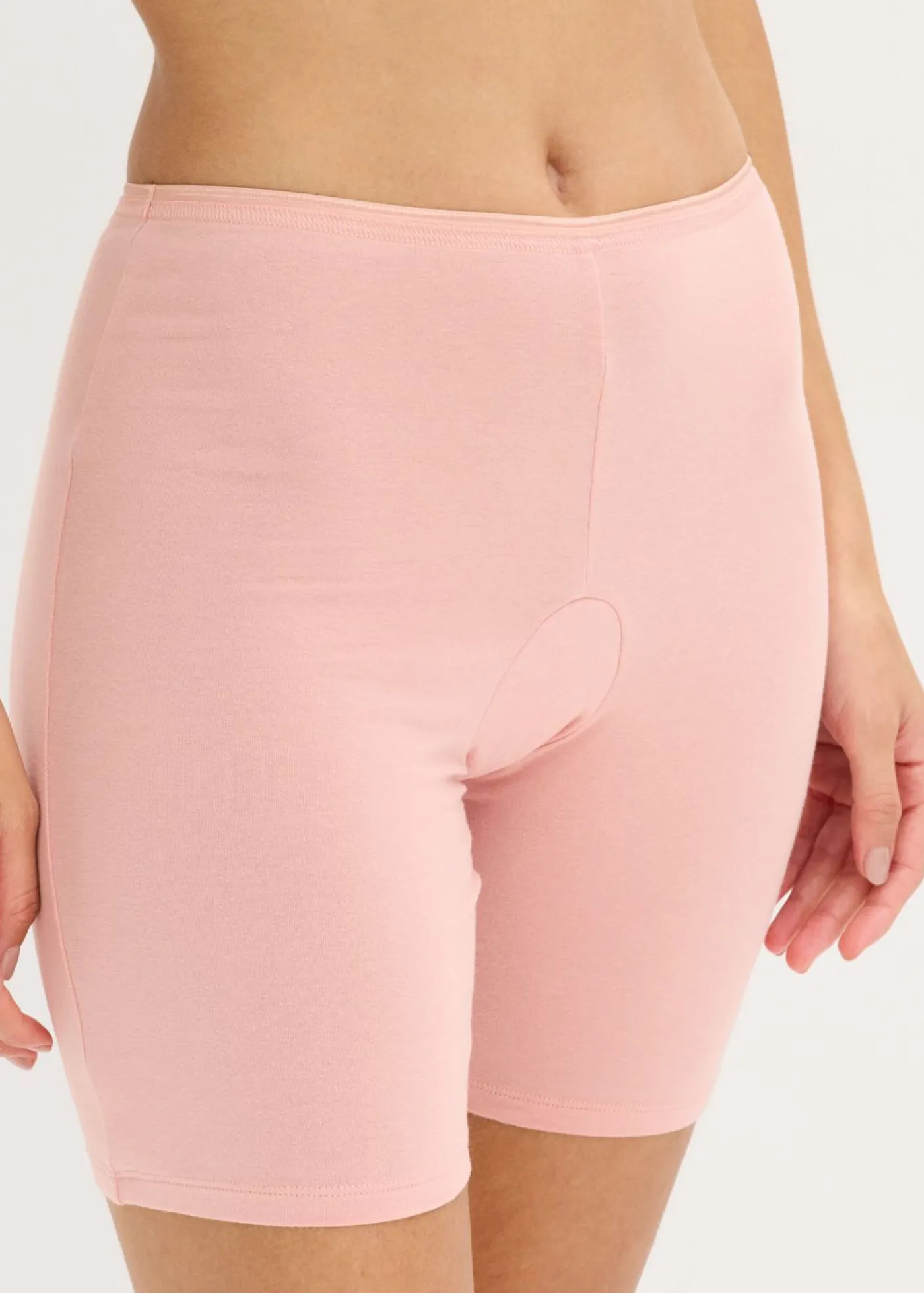 bonprix bonprix Ropa Interior De Algodón|Bragas>Bóxer largo de mujer con algodón orgánico (3 unidades) rosa vintage-pizarra-blanco