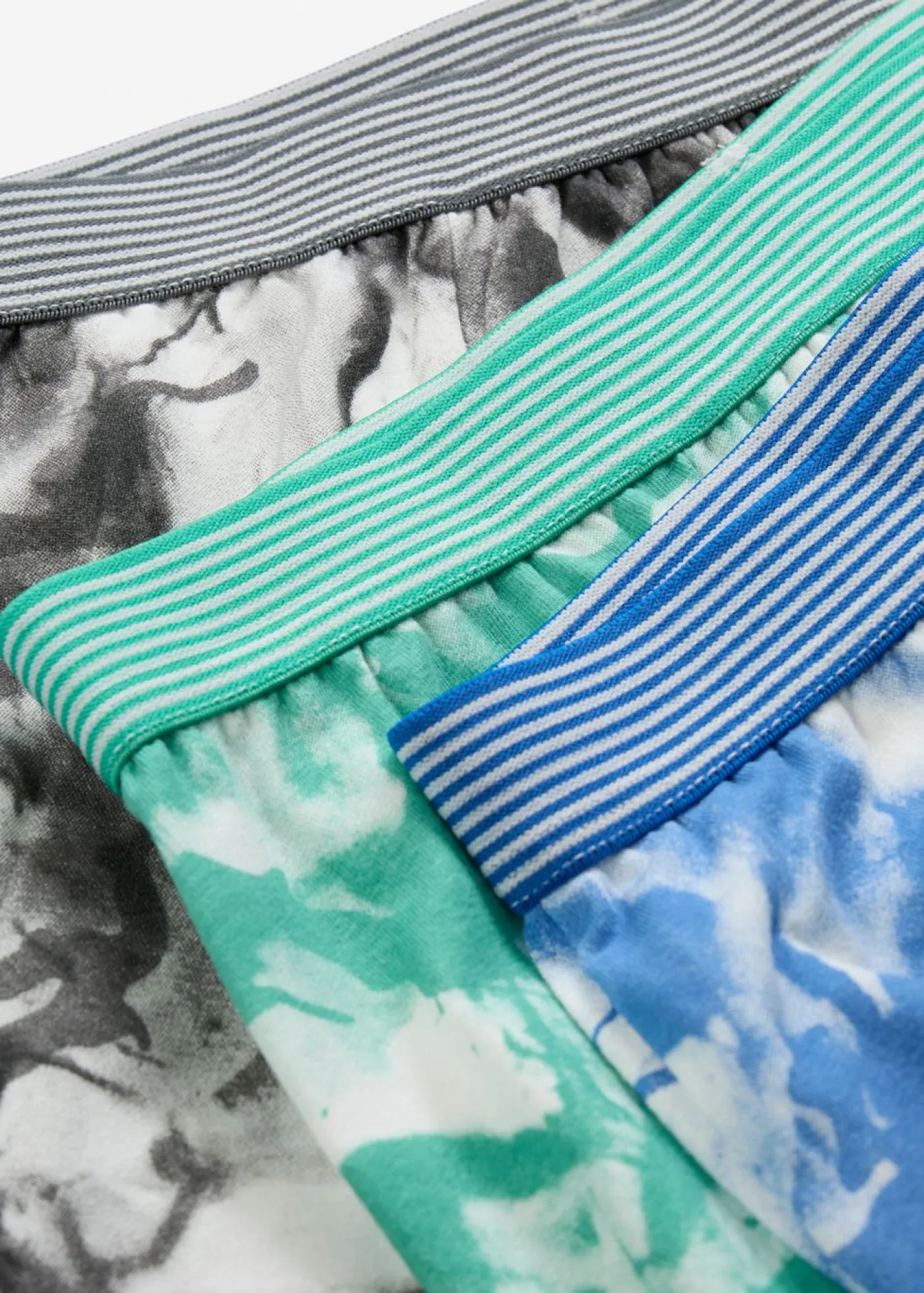 bonprix bonprix Multipack|Niño·Calzoncillos, Bóxers Y Camisetas Interiores>Bóxers ajustados de algodón suave (5 unidades) gris ahumado+azul cielo+turquesa