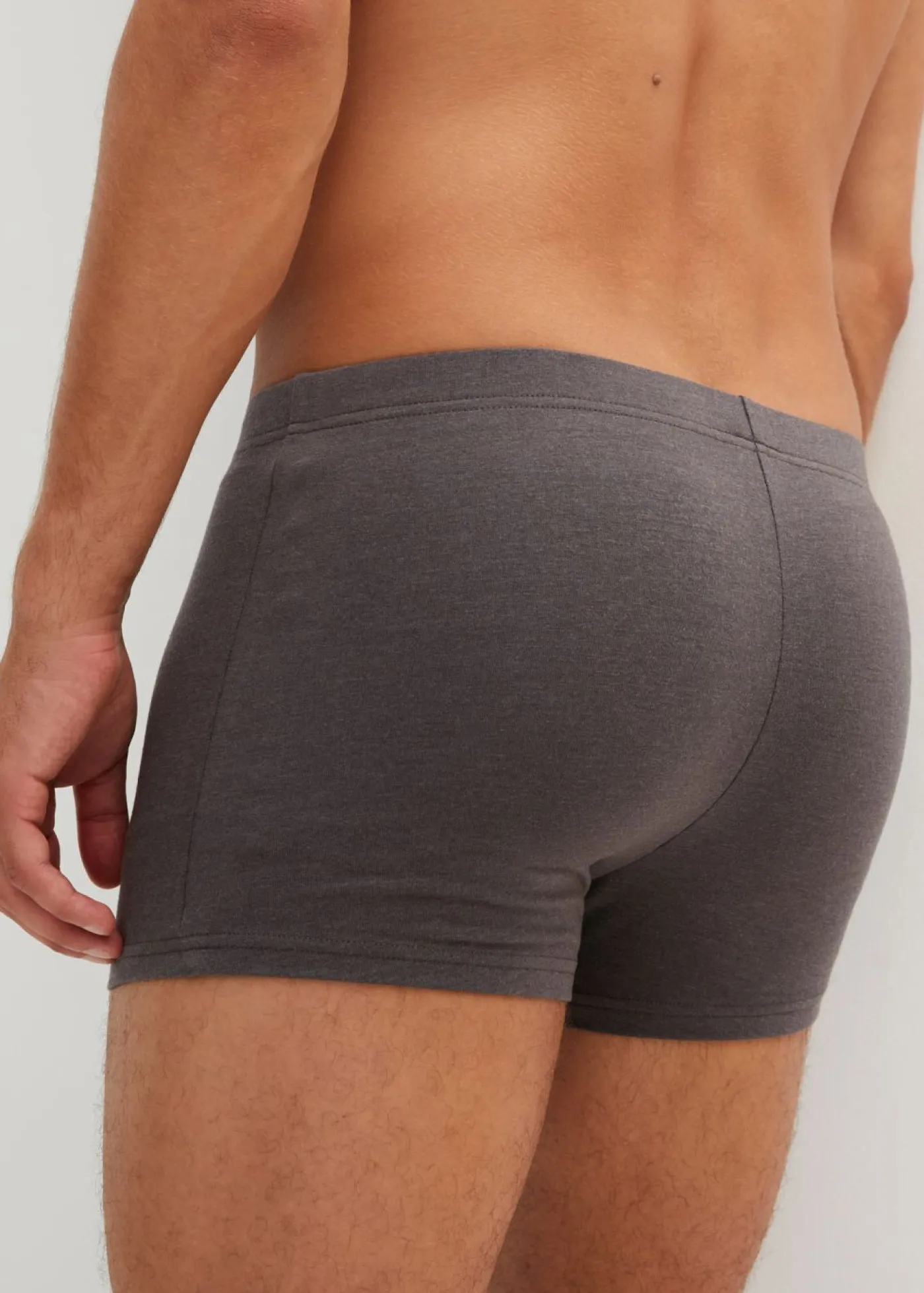 bonprix bonprix Bóxers|Ropa Interior·Bóxers>Bóxers ajustados de algodón (3 unidades) Antracita jaspeado + gris jaspeado