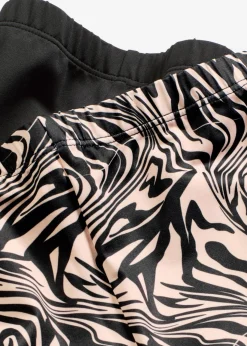 bonprix bonprix Bragas|Novedades>Bóxers de microfibra lisa para mujer (4 unidades) estampado cebra negro