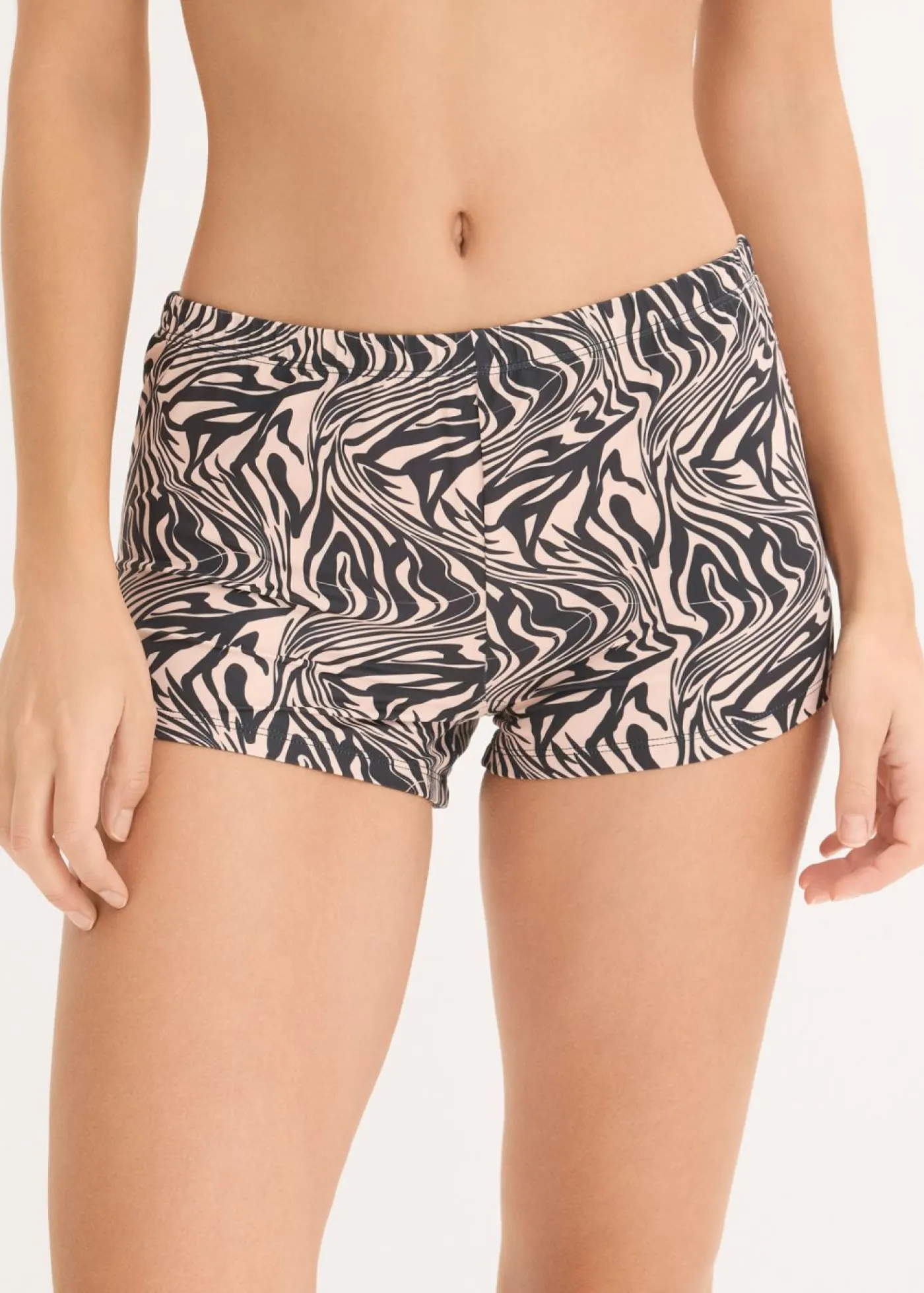 bonprix bonprix Bragas|Novedades>Bóxers de microfibra lisa para mujer (4 unidades) estampado cebra negro